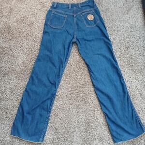 True vintage 1970s boot cut Turtle Bax jeans
